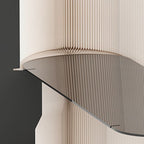 Contemporary Oblong Reception Desk in Ink/Dark Gray Polymerized Material Top