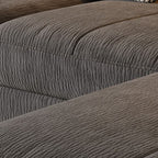 L-Shape Plush Sofa Recliner