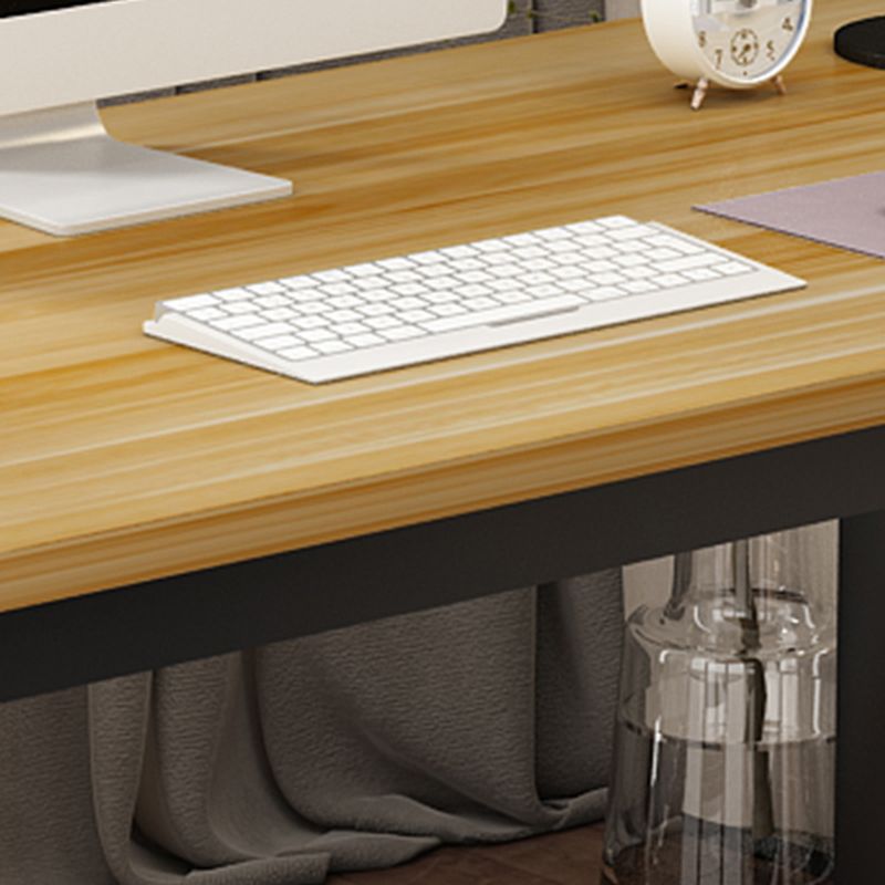Casual Adjustable Writing Desk with Scratch-proof Sleigh Base in Ink/Light Gray/Sepia, Unattached Installation and Caster Options