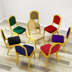 Parlor Side Chair with Gilded Legs and Foot Pads
