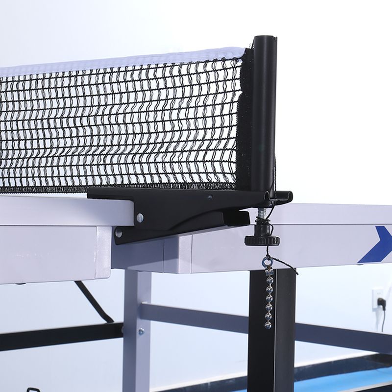 Indoor Ping Pong Table with Cerulean Synthetic Laminate Top