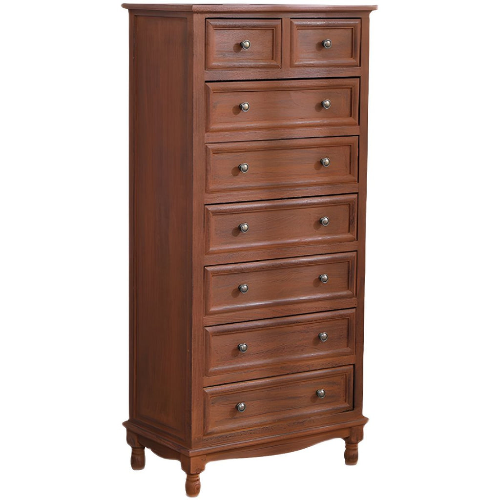 Installation-Free Wood Chest with Drawers for Living Room in Traditional Style