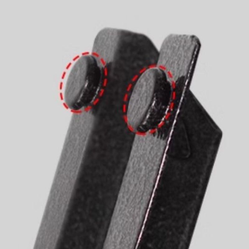 Matte Black Minimalist Warehouse Storage Rack with Steel Frame and Detached Installation