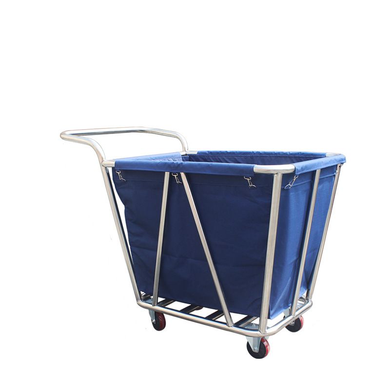Alloy Laundry Cart Washable and Removable with Casters for Adult