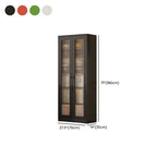 Organizing Shelf with 1 Cabinet, 2 Cabinets, 5-Shelf, 4 Shelves in Alloy Vertical with Closed Back