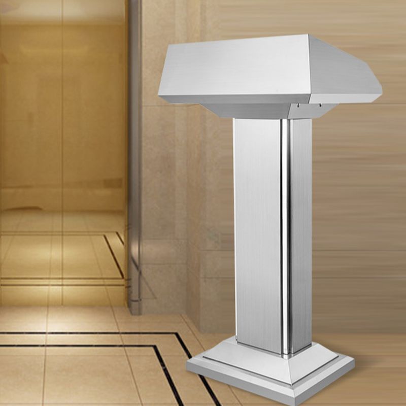 Modern/Glam Stainless Steel Full Podium with Storage
