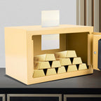 Steel Security Safe with Battery, Pry Resistant Lockable Keys