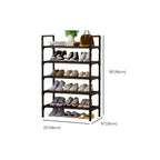 Midnight Black 3 Tiers/5 Tiers/4 Tiers Shoe Shelf with Accessible Storage