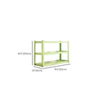 Light Green Casual Cabinet Shelf with 4/5/6 Tiers in Rectangle Shape