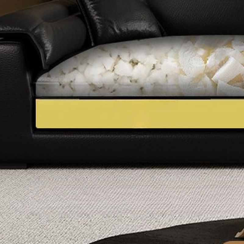 Modish Solid Color Water Resistant Standard Sofa in Light Gray/White/Light Brown with Seats 3/2-seater and 2 Pillows