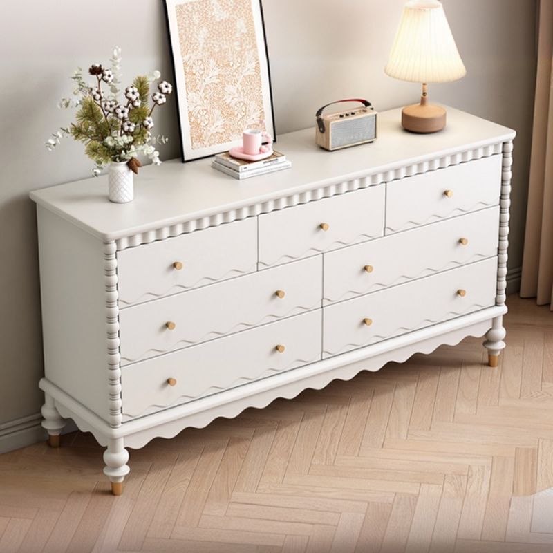Trendy Natural Wood Console Dresser/Gentleman's Chest with Horizontal/Vertical Orientation