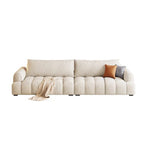 Off-White Standard Sofa with Armrest for Drawing Room