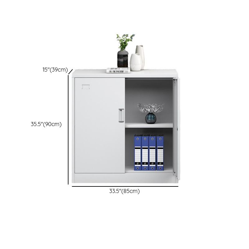 Base Cabinet/Office Console Cabinet with Stockroom Storage, Assembled and Safe, Featuring 2-Wide/1-Wide/3-Wide Compartments