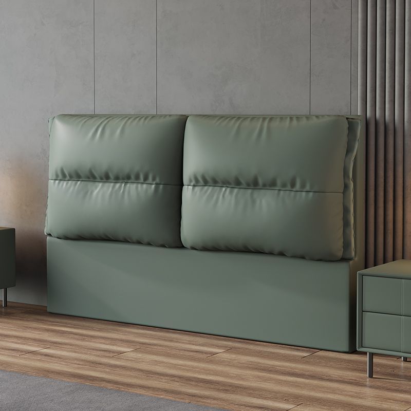 Trendy Panel Headboard in Laminate with No Distressing, Rectangle Shape for King/Queen/Full Bed, Featuring Sponge Upholstery and Standard Height