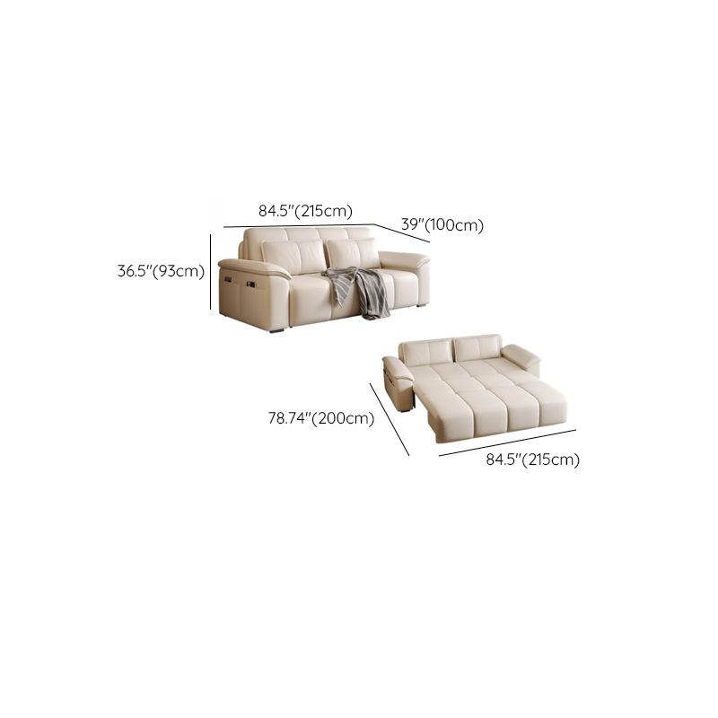 Rainproof Sleeper Futon Bed with Pillow Back, Loveseat, Container Storage, Pillow Top Arm, and Twin XL/Twin/Full Size Bed with Pillow