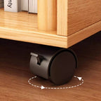 Composite Wood Vertical Organizer Shelf with 4/5/3 Shelves and Open Back
