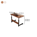 Trendy Engineered Wood Laptop Cart with Casters