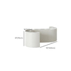 Chalk Collapsible Rectangle Up to 19 in W x 20 to 29 in/30 to 39 in/40 in & above H Unfinished Display Table with Single Pedestal Base