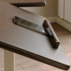 Casual Engineered Wood Laptop Cart with Adjustable Height, Casters, and Ergonomic Tilt