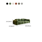 Versatile Black/Light Gray/Sage Standard Sofa/Loveseat with Arm and Concealed Support