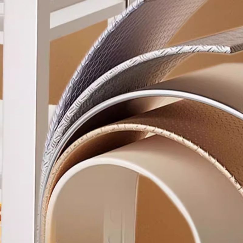 Trendy Steel Tower Shelf with Flameproof Design and Unfixed Installation