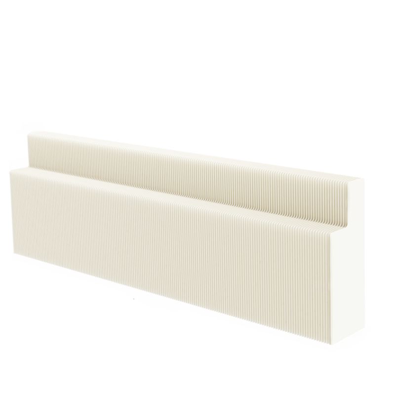 50 in & above L x 20 to 29 in/Up to 19 in W x 30 to 39 in/40 in & above/20 to 29 in H White Rectangular Unfinished Folding Display Table in Paper