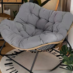 Casual Rocking Chair Couch with Rear Back and Stationary Design