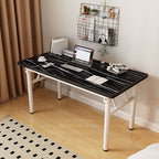 Composite Wood Dining Table with Legs, Stain Repellent, Foldable, 2-seater/Seating for 4