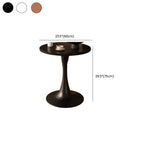 Laminate Dining Table with Pedestal Base, Scratch-repellent for 2-seater/4-seater