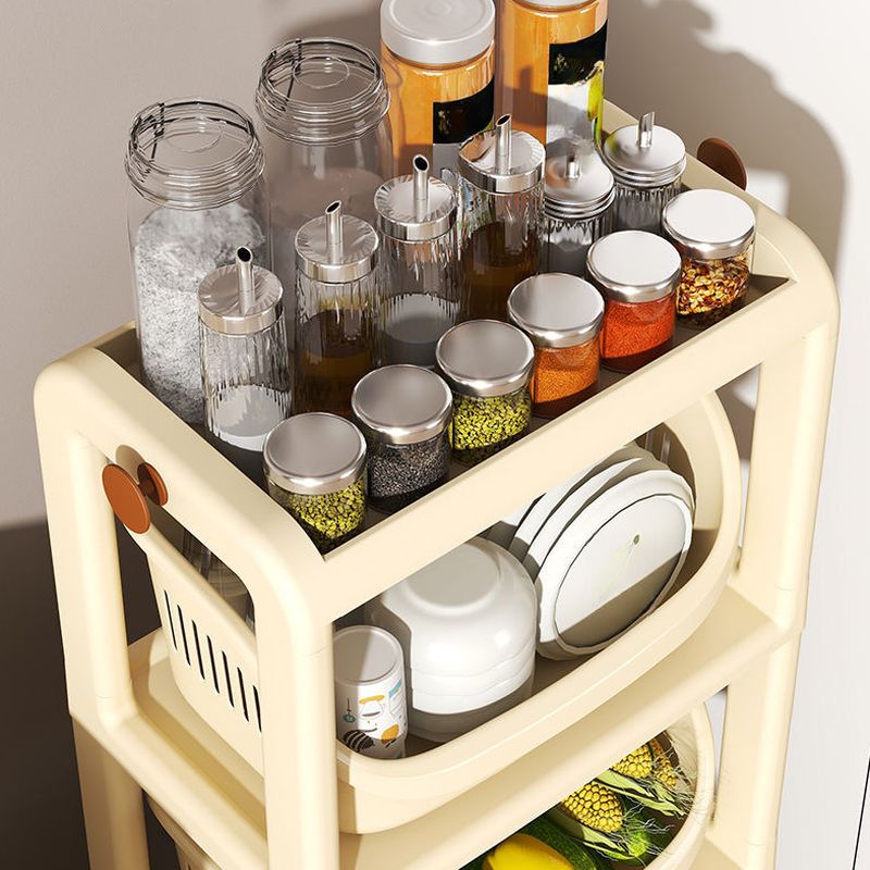 Portable Center with 5/4 Exterior Shelves, Basket, 4/3 Baskets