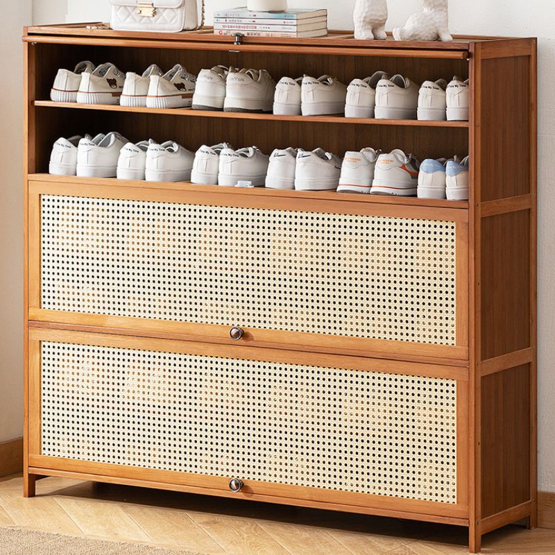 Sepia Bambusa 4-tier Shoe Storage Cabinet