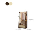 Modern Simple Style Coat Tree with Container Storage, 1 Basket, and 4 Hooks