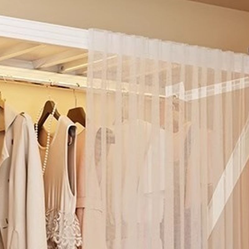 Chalk Modern Simple Style Coat Tree with Steel Frame and Storage Container