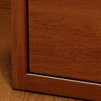 Contemporary Natural Wood Coat Rack with Receptacle, 2 Drawers, Wood Bench, and Wood Hook
