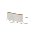 Chalk Oblong Display Table with Locker Feature, Unfinished Finish, 30 to 39 in/40 in & Above Height, 50 in & Above Size, 20 to 29 in Width