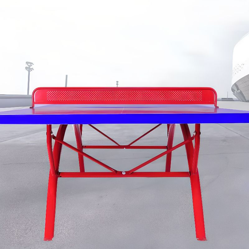Versatile Indoor and Outdoor Ping Pong Table with Synthetic Laminate Top in Ink/Cerulean