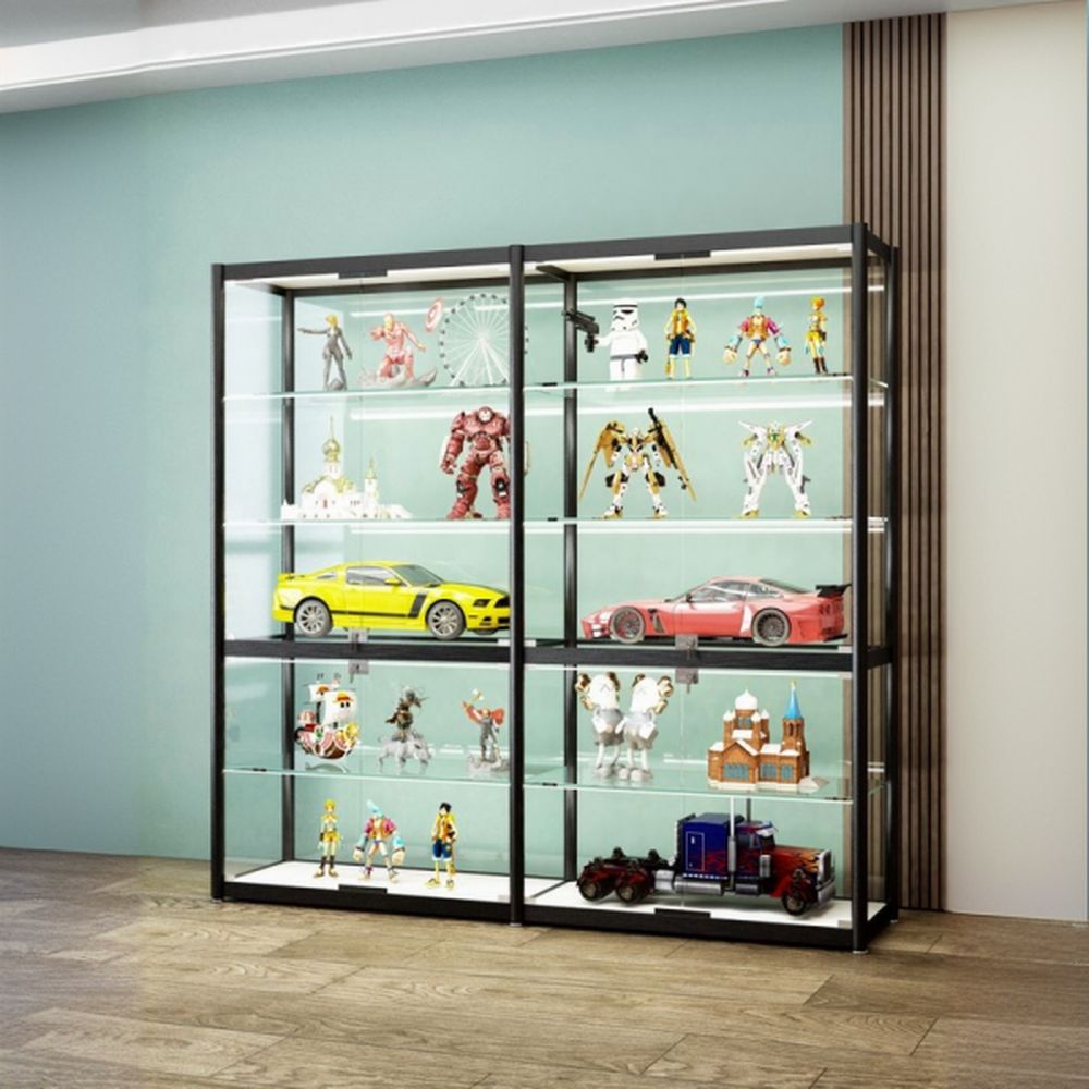 Vitreous Cubitac Display Stand with Enclosed Cabinet