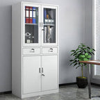 Ivory Supplies Cabinet, Scratch Resistant with 1-Wide/2-Wide Compartments