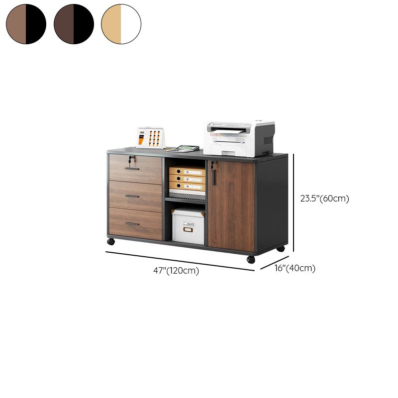 Scratch Resistant Base Cabinet with Transportable Stockroom and 2-Wide/3-Wide Compartments