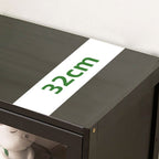 Ink Vertical Shelf Organizer with 5 Cabinets and 5-Shelf Closed Back