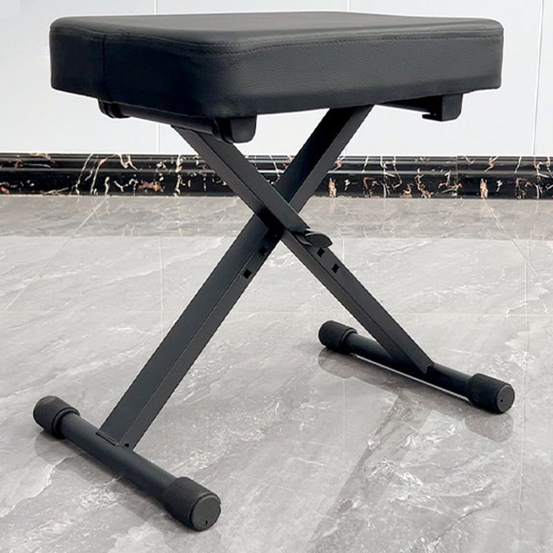 Modish Rectangle Solid Color Standard Ottoman in Pu Leather