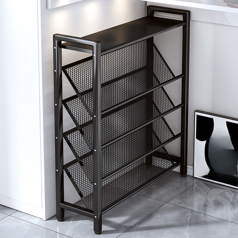 Modern Steel Shoe Shelf with 5 Tiers/4 Tiers/3 Tiers and Unattached Shelf