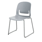 Minimalist Ergonomic Office Furniture with Grey/Green Polymer Seating