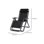 Art Deco Sepia/Midnight Black Solid Color Recliner with Alloy Non Rocking Base and Locking Back Angle, Lumbar Support Included/Not Included