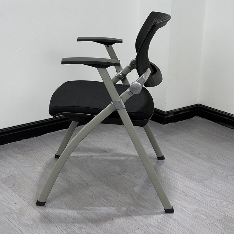 Simple Upholstered Blue/Turquoise/Citrus Color Office Chairs with Armrest and Ergonomic Design