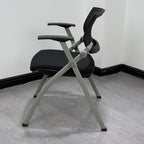 Simple Upholstered Blue/Turquoise/Citrus Color Office Chairs with Armrest and Ergonomic Design
