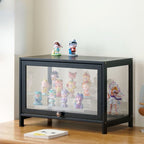 Bambusa Flooring Curio Cabinet with Stockroom, 4 Cabinets/3 Cabinets/2 Cabinets, 4 Shelves/3 Shelves/2 Shelves, 4 Doors/3 Doors/2 Doors