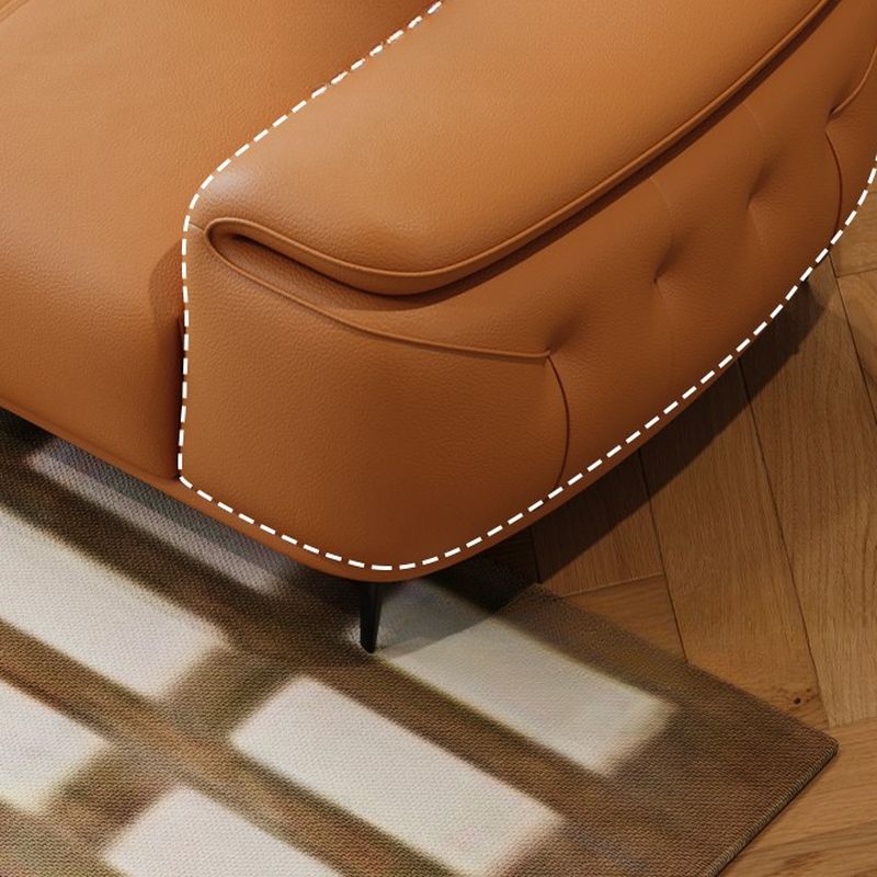 Modish Solid Color Scratch-immune Standard Sofa with Arm for 4-seater/5 Person