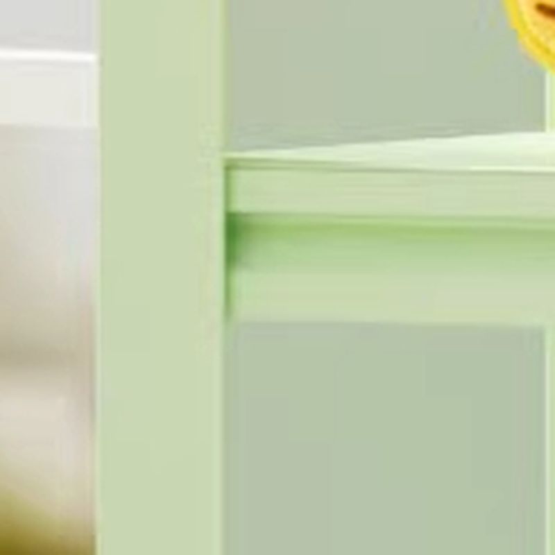 Light Green Casual Cabinet Shelf with 4/5/6 Tiers in Rectangle Shape