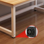 Trendy Rectangular Laminate Writing Table with Unfinished Color